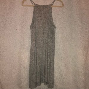 SIMPLE HALTER TOP DRESS